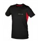 koszulka techniczna - czarny / czerwony